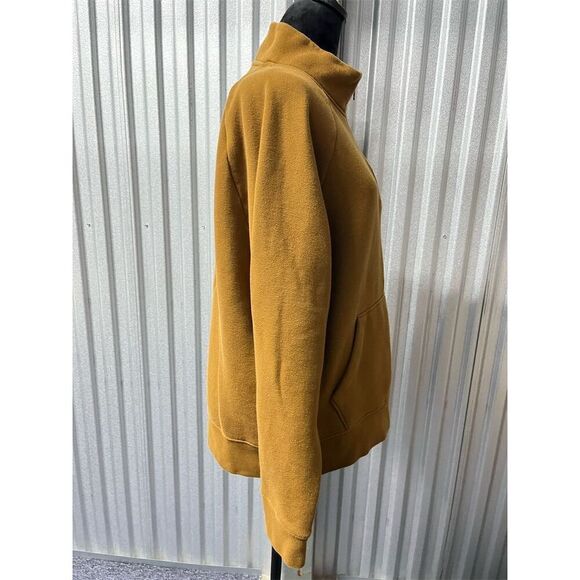 Madewell‎ MWL Half-Zip Pullover Sweatshirt Size M Long Sleeve Kangaroo Pocket - Picture 2 of 11